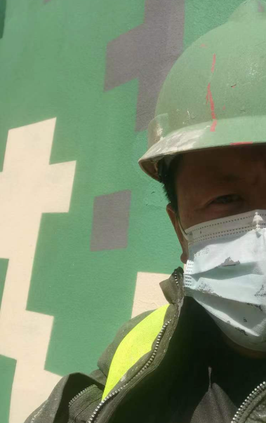 石嘴山迷彩漆未完全固化；